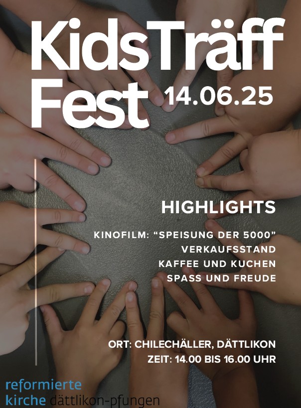 Kids Träff Fest in Dättlikon 14. Juni 2025