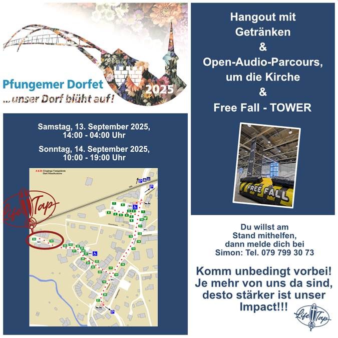 Dorfet Pfungen 13./14. September 2025 - Wir sind auch dabei!