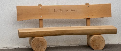 Danke an die Gemeinde Pfungen für das tolle Begägnisbänkli